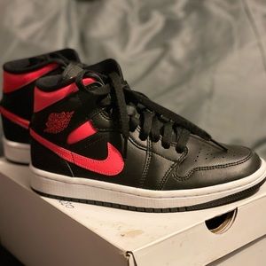 Women’s Air Jordan 1s Mid Siren Red